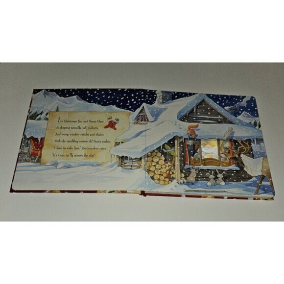 4 Christmas Board Books Lot Here Comes Santa Busy Day Snowy Stories Reindeer - Picture 10 of 13